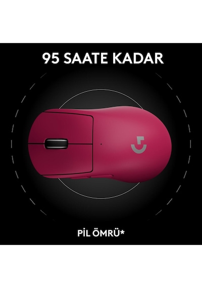 G Pro X Superlıght 2 Dex Lıghtspeed Hero 2 32k Dpı Sensör Kablosuz Oyuncu Mouse - Pembe Diğer