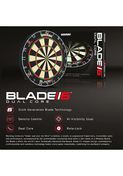 Winmau Blade 6 Triple Core Dart Hedef Tahtası