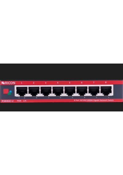 Ricon RSB8GE-U 8 Port Gigabit Ethernet Unmanaged Switch