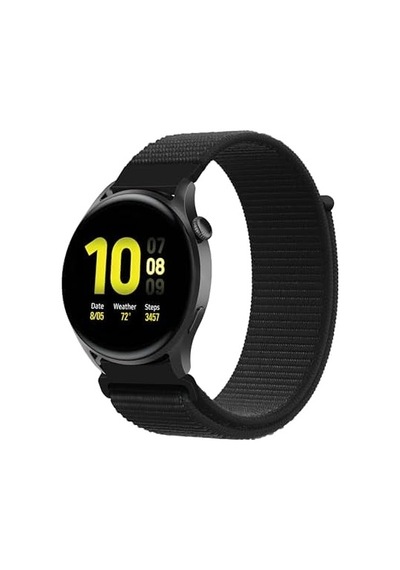 Galaxy  Uyumlu  Watch  Uyumlu  7/6/5/4/fe Serisi 40mm/44mm , Watch  Uyumlu  6/4 Classic 47mm/43mm/42mm Ve Watch  Uyumlu  5 Pro 45mm İçin Yumuşak Ve Konforlu Hasır 20mm Naylon Kordon