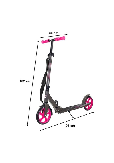 Flexi Max 2 Tekerlekli Scooter Pembe