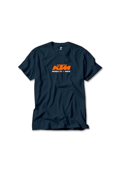 Ktm Ready To Race Text Lacivert Tişört Lacivert