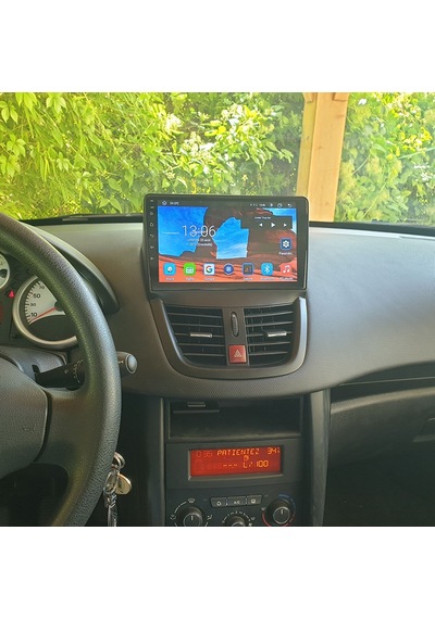 PEUGEOT 207 ANDROİD MULTİMEDYA CARPLAY 9 İNC HD IPS EKRAN 4GB/64GB KAMERA HEDİYELİ