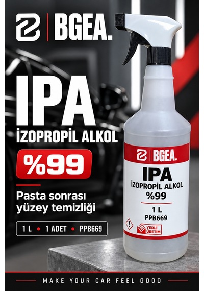 Bgea Ipa İzopropil Alkol %99 1 Litre Sprey Pasta Sonrası Yüzey Temizleyici