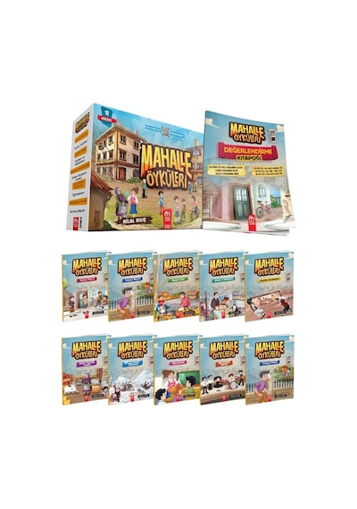 3. Ve 4. Sınıf Mahalle Öyküleri Hikaye Seti / 10 Kitap