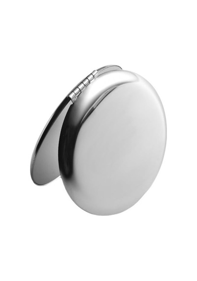 Gaman Yuvarlak Mini Metal Cep Aynası, Taşınabilir Makyaj Aynası,