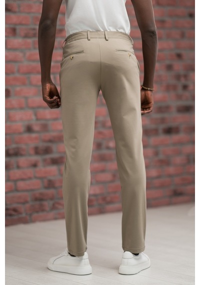 Paul Martin Regular Fit Likralı Penye Kumaş Beli İplikli Ve Lastikli Jogger Pantolon Açık Kahverengi Paul Martin Regular Fit Likralı Penye Kumaş Beli İplikli Ve Lastikli Jogger Pantolon Açık Kahverengi
