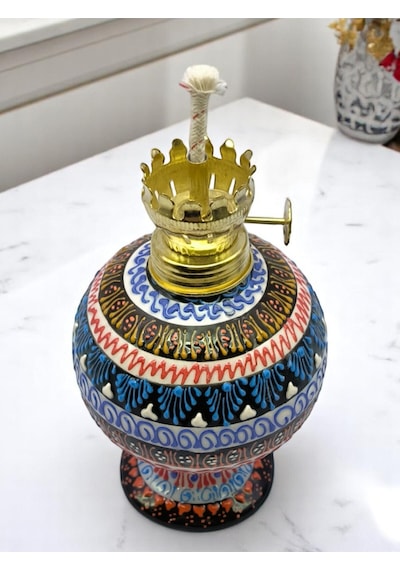 Otantik Desenli, %100 El İşlemesi Dekoratif Gaz Lambaları,kandiller, 14 Farklı Model İle...