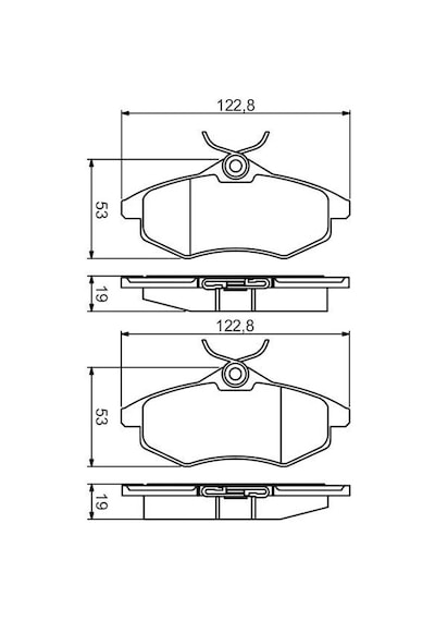 Citroen C3 Ön Fren Balatası 1.4 Benzinli 75 Hp 2002-2009 Bosch