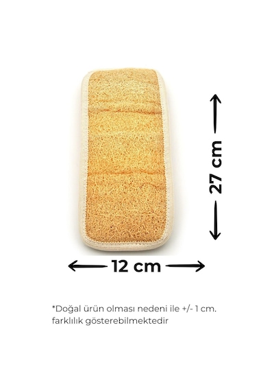 5 Li Banyo Hamam Kese Seti Doğal Kabak Lifi Yüz + Vücud + Sırt + Sabun + Kese // Set10