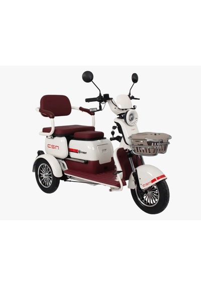 Csn Smart Elektrikli 3 Tekerlekli Motor Kırmızı