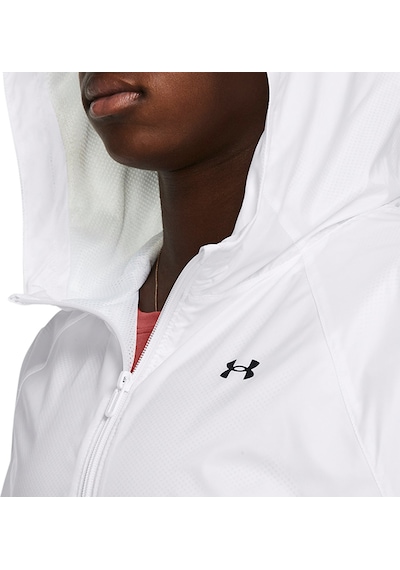 Under Armour Rival Sport Kadın Beyaz Kapüşonlu Ceket Beyaz