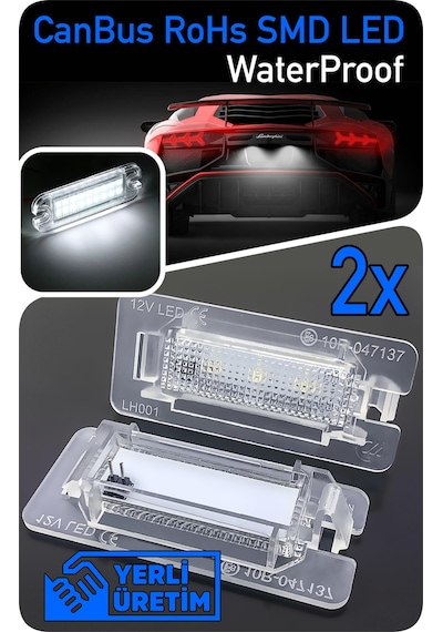 Bmw X5 E70 F15 F85 G05 Canbus Led Plaka Aydınlatma Ledi Lambası