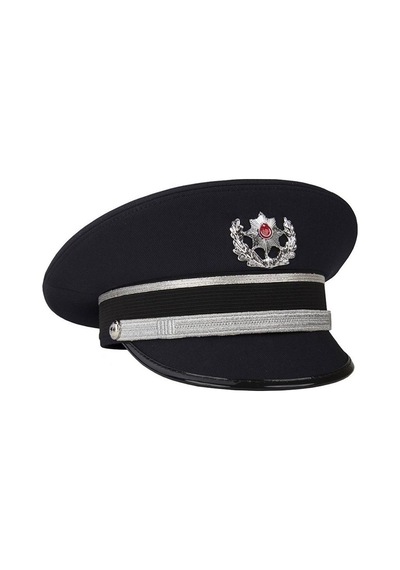 Pls Tören Amir/komiser Şapkası Amir/komiser Tören Kepi Lacivert