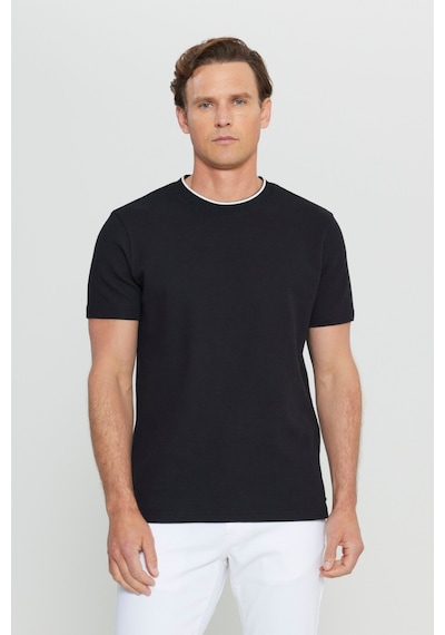 Altınyıldız Classıcs Erkek Sıyah Pamuklu Slim Fit Dar Kesim Polo Yaka Jakarlı Esnek Tişört SIYAH Altınyıldız Classıcs Erkek Sıyah Pamuklu Slim Fit Dar Kesim Polo Yaka Jakarlı Esnek Tişört SIYAH