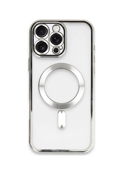 Apple İphone 16 Pro Max Kılıf Kross Magneticsafe Kapak - Gümüş Çok Renkli