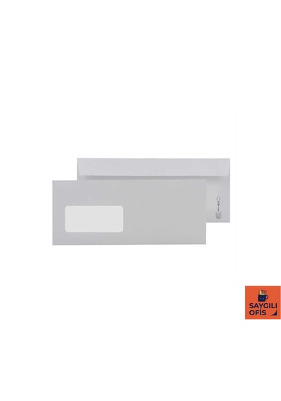 Diplomat Beyaz Zarf Pencereli 105x240 50 Adet