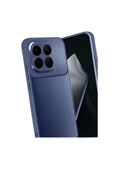 Xiaomi Mi 15t Uyumlu Auto Focus Karbon Kapak - Lacivert