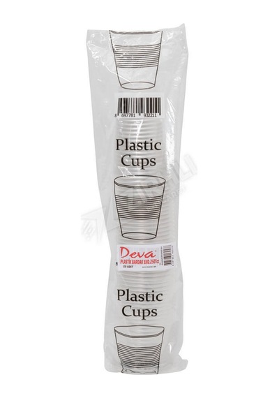 4 Adet Deva 250'cc Plastik Bardak 50'li Eko