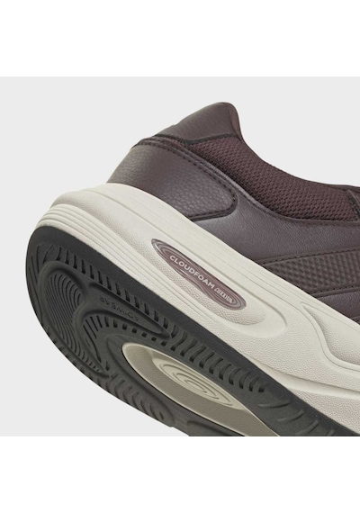 Adidas Kj4257 Cloudfoam Cuxxıon - Leather Erkek Günlük Spor Ayakkabısı Kahverengi