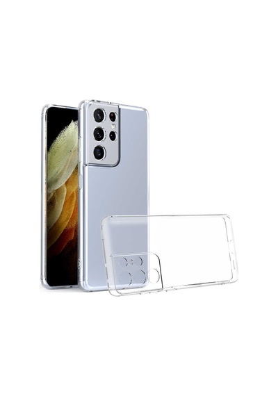 Adige Samsung Galaxy Uyumlu S21 Ultra Kılıf Kamera Korumalı Süper Silikon