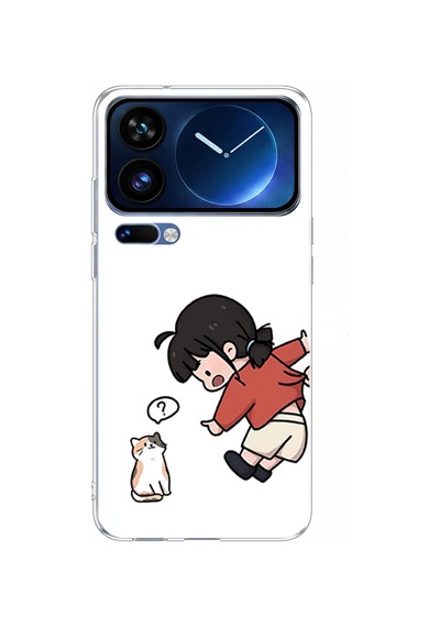Xiaomi 17 Pro Max Uyumlu Zorla Çekiştirilen Sevgili - Çift Kombini Baskılı Silikon Kılıf Renkli