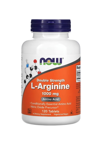 Now Foods L-arginine Double Strength 1000mg 120 Tablets.made...
