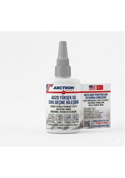 Arctron A620 Yüksek Isı Sıkı Geçme Bileşimi 50 Ml