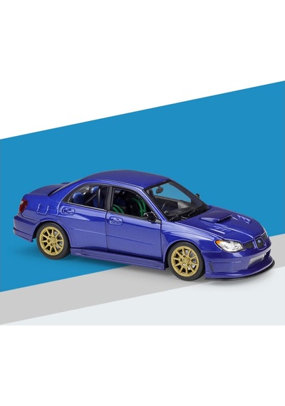 Welly Subaru Impreza Mavi 1:24 Model Araba