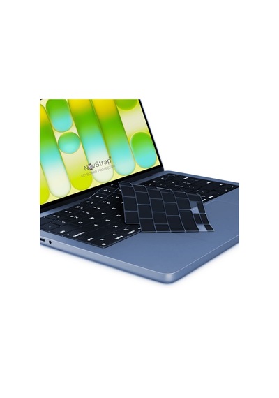 Novstrap Apple Uyumlu Macbook Neo 13 İnç A18 Çip A3404 İle Türkçe Q Klavye Koruyucu Siyah Kılıf Siyah