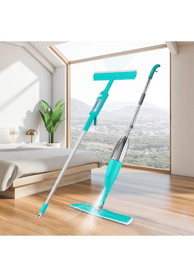Smarter Mega İkili Shiny + Glasy Sprey Mop + Cam Sprey