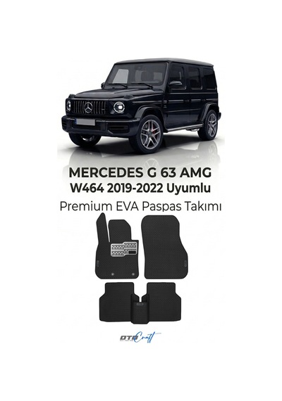 Mercedes G 63 Amg W464 2019-2022 Araca Özel 3d Havuzlu Eva Paspas Tam Set 5 Parça