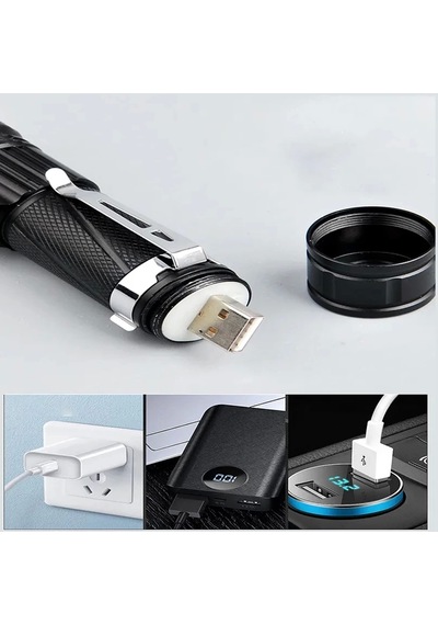 Wt-622 P50 Led Şarjlı Mıknatıslı Usb El Feneri Çok Renkli