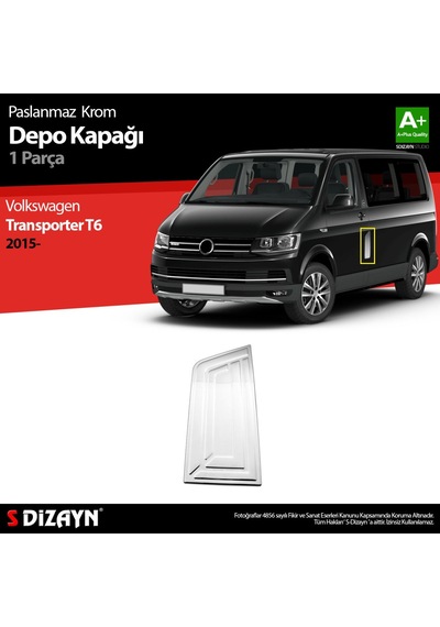 S-Dizayn  Volkswagen T6 Transporter Krom Depo Kapağı 2015 Üzeri