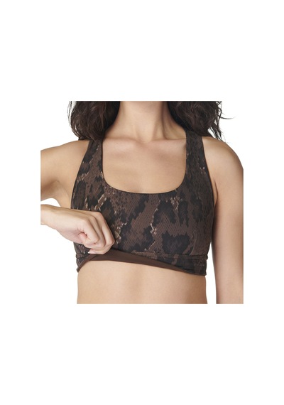 Sweaty Betty Sweaty Betty Super Soft Reversible Kadın Kahverengi Yoga Bra 44052 Kahve