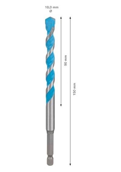 Expert Hex-9 Multiconstruction Delme Uçları Yumuşak Döşemeler Çelik Yumuşak Ahşap Plastik Ø 10 00x150 Mm Aksesu