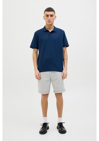 Jack & Jones Jjeaustın Erkek Kısa Kollu Polo Yaka Tişört Lacivert