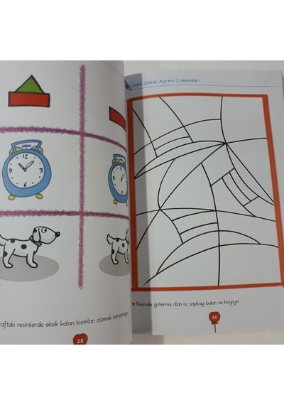 5+ Yaş Matematik + Görsel Alğı 2 Kitap Birlikte