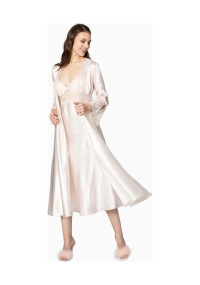 Pierre Cardin İnci 6'lı Full Güpür Gecelik Sabahlık Tk 6620 001