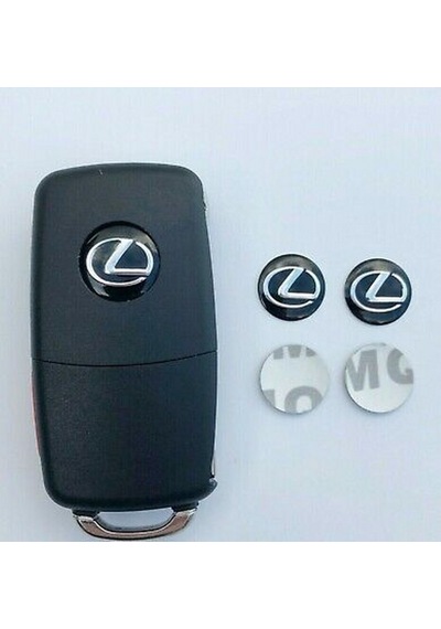 Lexus Oto Anahtar 3M Metal Alaşım Logo 2Li Set