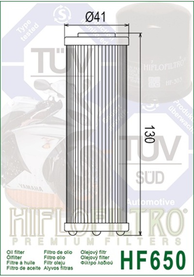 Hiflo Hf650 Ktm 1050 1190 1290 Adv Yağ Filtresi