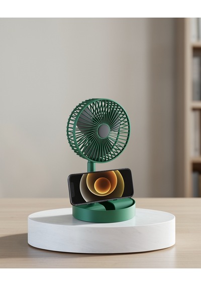 Katlanabilir Mini Fan, 3 Kademeli Şarj Edilebilir Taşınabilir