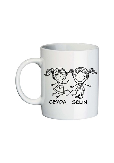 En Iyi Arkadaşa Hediye Isimli Kupa Bardak