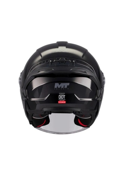 Kask Mt Cosmo Sv Pure A1 Parlak Siyah