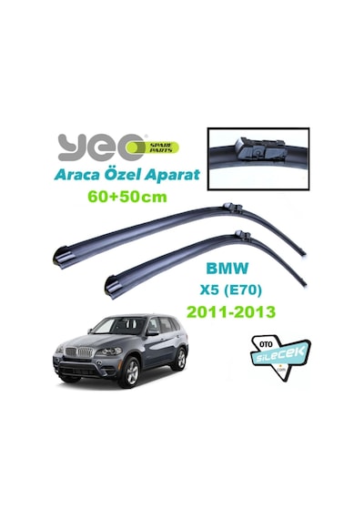 Yeo Bmw X5 E70 İle Uyumlu Silecek Takımı 2011-2013