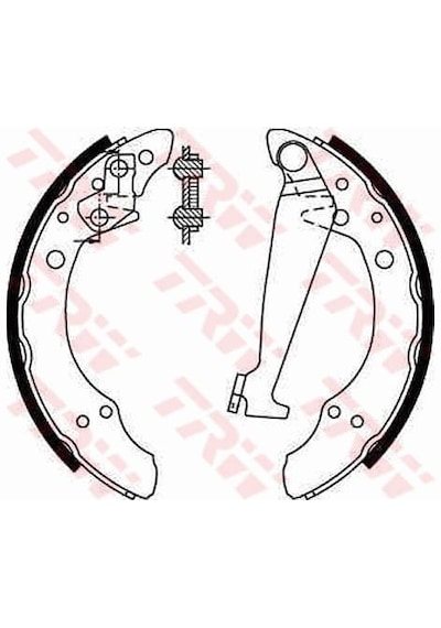 Volkswagen Vento 1993-1998 Trw 1.6 - 1.8 - 1.9 - 2.0 Gs8526 Arka Pabuçlu Fren Balatası Fsb408 - 0986487270 - 1h0698525v