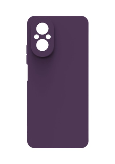 Realme 12 Lite Kılıf Kamera Korumalı Silikon Rubber Arka Kapak Lila