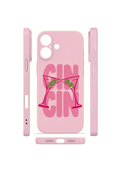 Apple iPhone Uyumlu 17 Vorian İnce Kamera Korumalı Mika Kılıf Gin O Clock Gin O Clock Mika