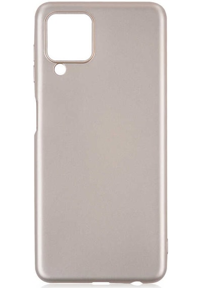 Ekılıf - Samsung Galaxy M32 Uyumlu - Kılıf Mat Soft Premier Silikon Kapak - Gold