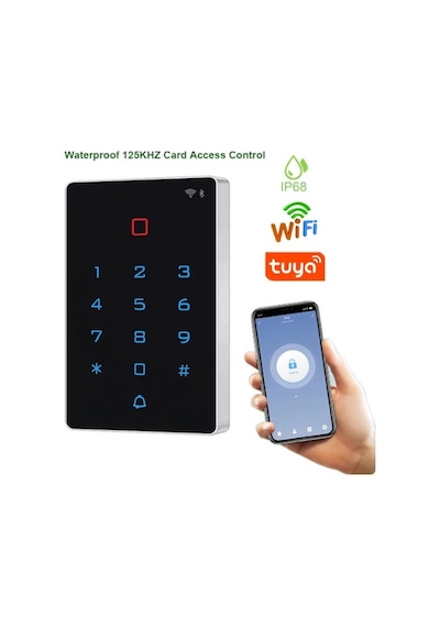 Wifi İle Uzaktan Erişimli Kartlı Ve Şifreli Kapı Kontrol Access Cihazı Tuya Smartlife Uyumlu